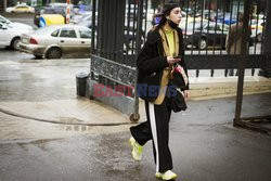 Street fashion na Mercedes-Benz Fashion Week w Rosji