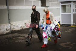 Street fashion na Mercedes-Benz Fashion Week w Rosji