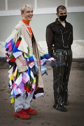 Street fashion na Mercedes-Benz Fashion Week w Rosji