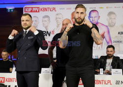 Konferencja prasowa przed Knockout Boxing Night 15