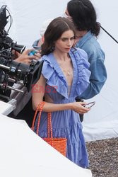 Lily Collins na planie 2. sezonu Emily In Paris