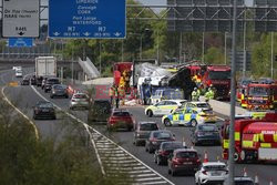 Wypadek na autostradzie pod Dublinem
