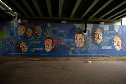 Mural solidarnści z osobami doświadczającymi kryzysow psychicznych