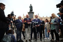 Konferencja Ireneusza Rasia i  Pawła Zalewskiego w Krakowie