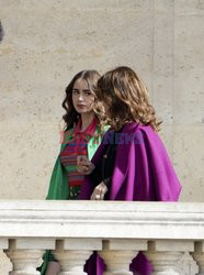 Lily Collins na planie 2. sezonu Emily In Paris