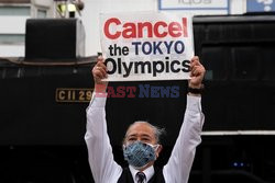 Protest przeciwników Igrzysk w Tokio