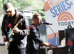 Koncert Coldplay na Rockefeller Plaza