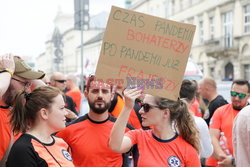 Protest ratowników medycznych