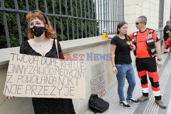 Protest ratowników medycznych