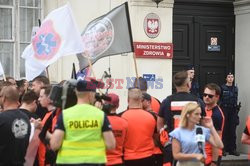 Protest ratowników medycznych