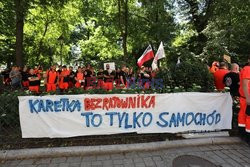 Protest ratowników medycznych