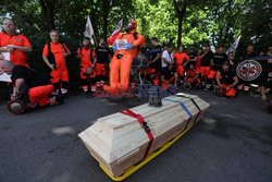 Protest ratowników medycznych