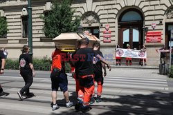 Protest ratowników medycznych