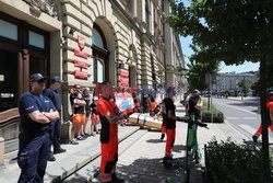 Protest ratowników medycznych