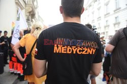 Protest ratowników medycznych