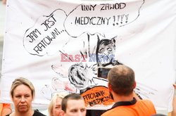 Protest ratowników medycznych