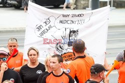 Protest ratowników medycznych