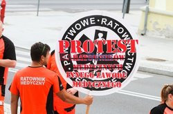 Protest ratowników medycznych