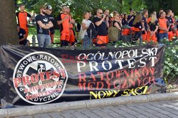 Protest ratowników medycznych