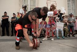 Protest ratowników medycznych