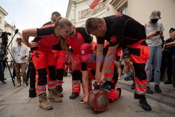 Protest ratowników medycznych