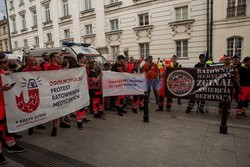 Protest ratowników medycznych