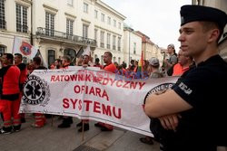 Protest ratowników medycznych