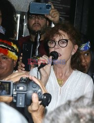 Susan Sarandon i Roger Waters protestuja przeciw zatrzymaniu Stevena Donzigera