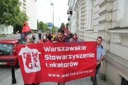 Protest organizacji lokatorskich w sprawie KPA