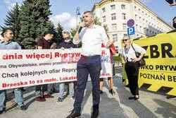 Protest organizacji lokatorskich w sprawie KPA