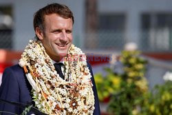 Prezydent Macron w Polinezji Francuskiej