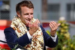 Prezydent Macron w Polinezji Francuskiej