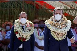 Prezydent Macron w Polinezji Francuskiej