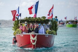 Prezydent Macron w Polinezji Francuskiej