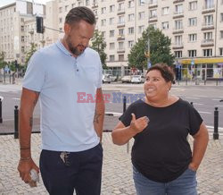 Goście przed studiem DDTVN