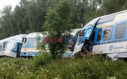 Zderzenie pociągów w Milavce w Czechach