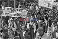 Strajki i demonstracje Solidarności