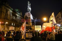 Protest przeciwko segregacji sanitarnej