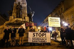 Protest przeciwko segregacji sanitarnej