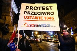 Protest przeciwko segregacji sanitarnej