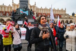 Protest przeciwko segregacji sanitarnej