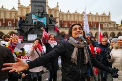 Protest przeciwko segregacji sanitarnej