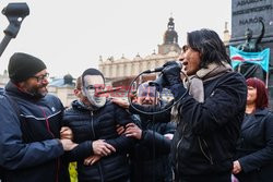 Protest przeciwko segregacji sanitarnej