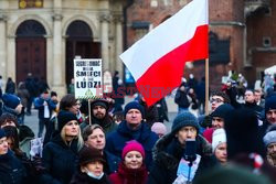 Protest przeciwko segregacji sanitarnej