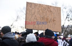 Lublin - Marsz przeciwników obowiązku szczepień