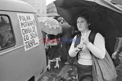 Strajki i demonstracje Solidarności