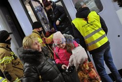 Obywatele Ukrainy przyjeżdzają do Polski