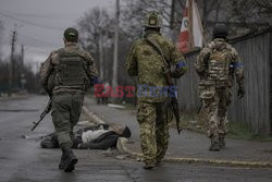 Wojna w Ukrainie - masakra cywilów w Buczy