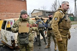 Wojna w Ukrainie - masakra cywilów w Buczy