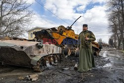 Wojna w Ukrainie - masakra cywilów w Buczy